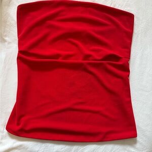 Zara Red Tube Top